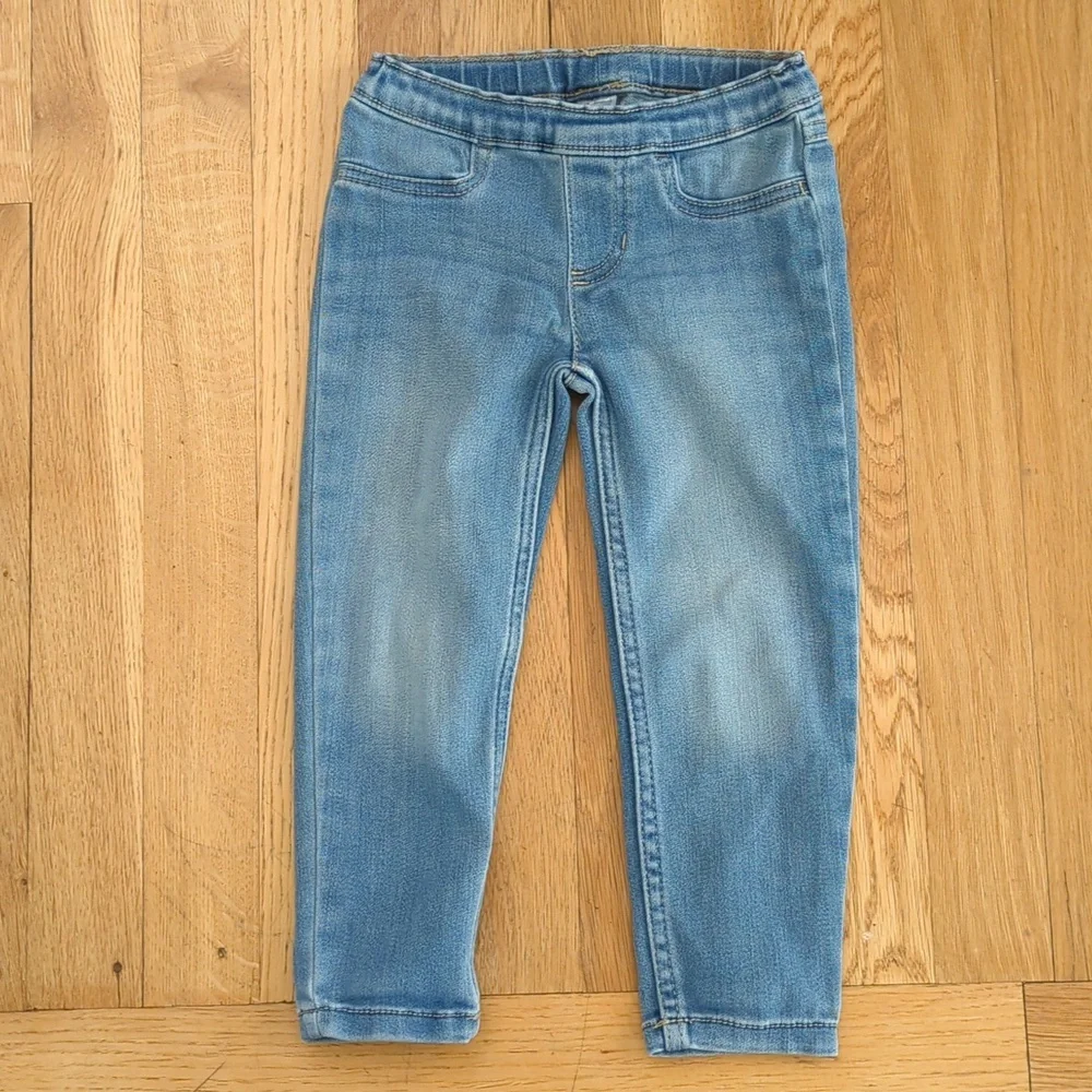 Carter's Two Pair Girls Denim Elastic Waist Jeggings Size 3T